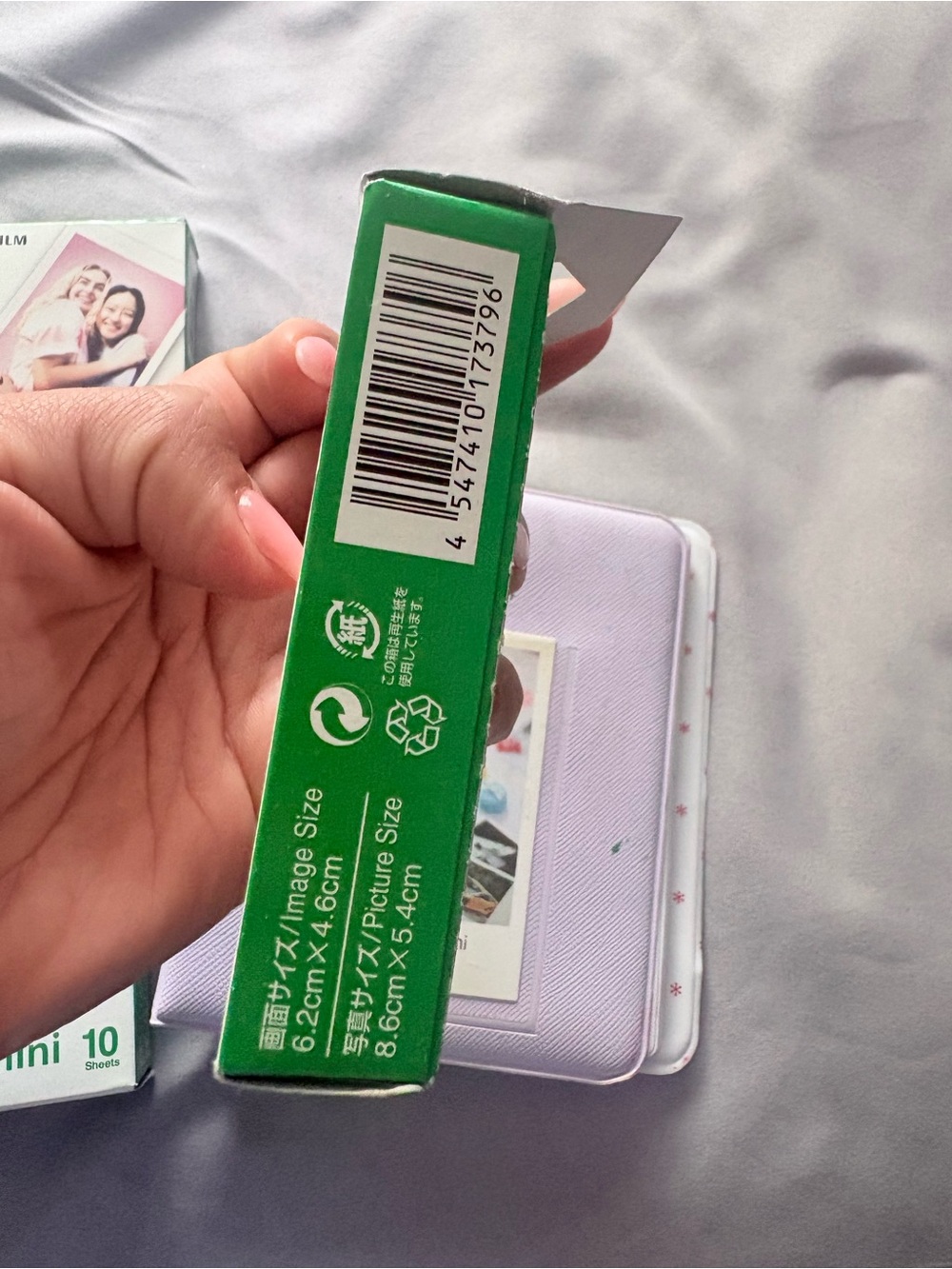 Fujifilm Instax Mini Photo Album - Light Lavender and White - Picture 12 of 13